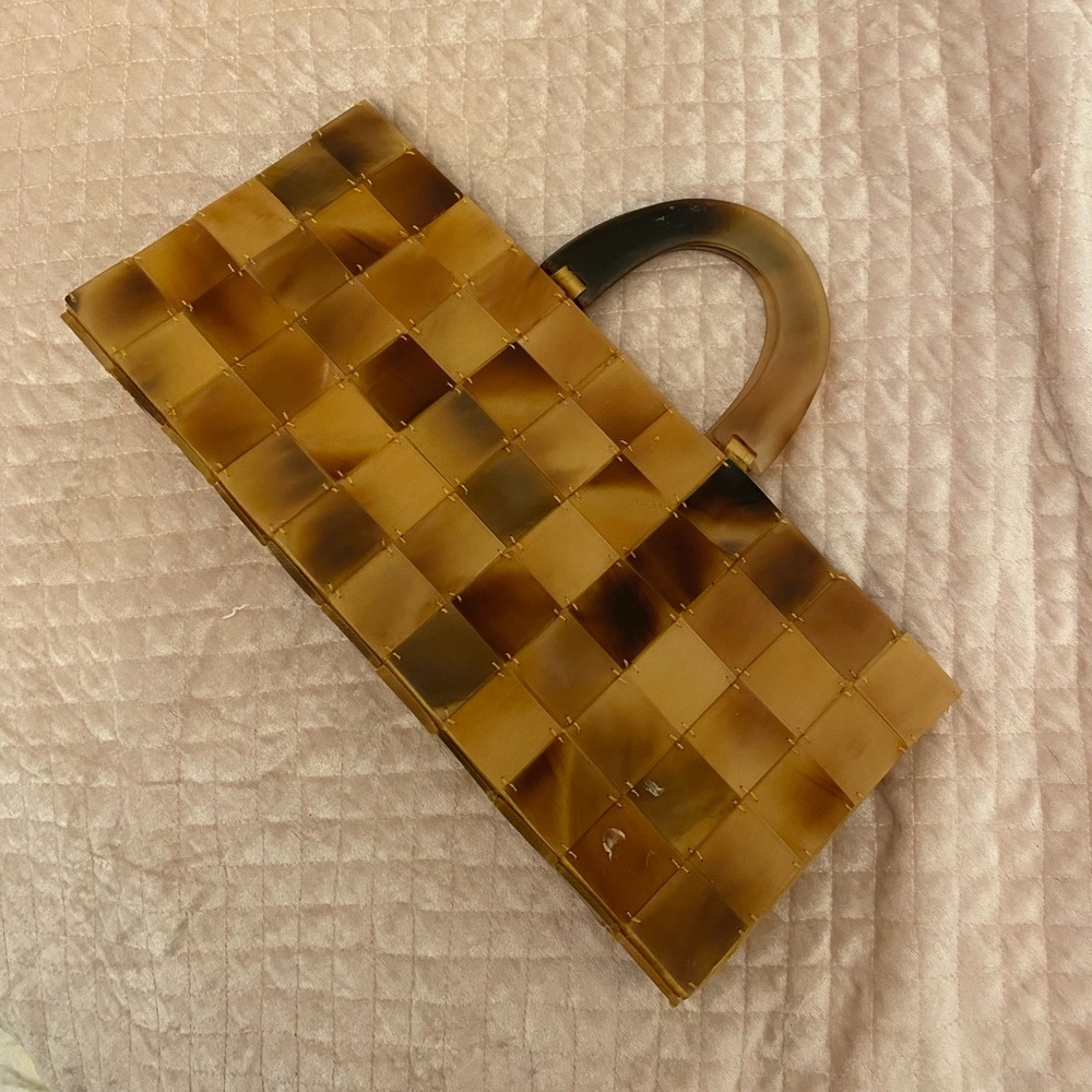 Vintage Shell Clutch Bag